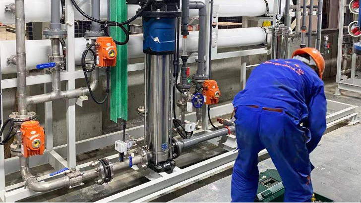 半導(dǎo)體廢水處理工程中MBR膜組件的設(shè)計